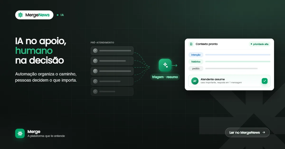 IA organizando tarefas repetitivas para aliviar o time de atendimento e vendas no WhatsApp